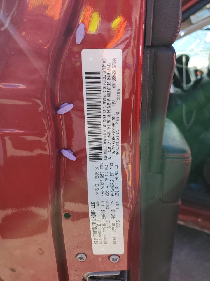 2015 Jeep Cherokee Trailhawk VIN: 1C4PJMBS4FW577590 Lot: 92803025