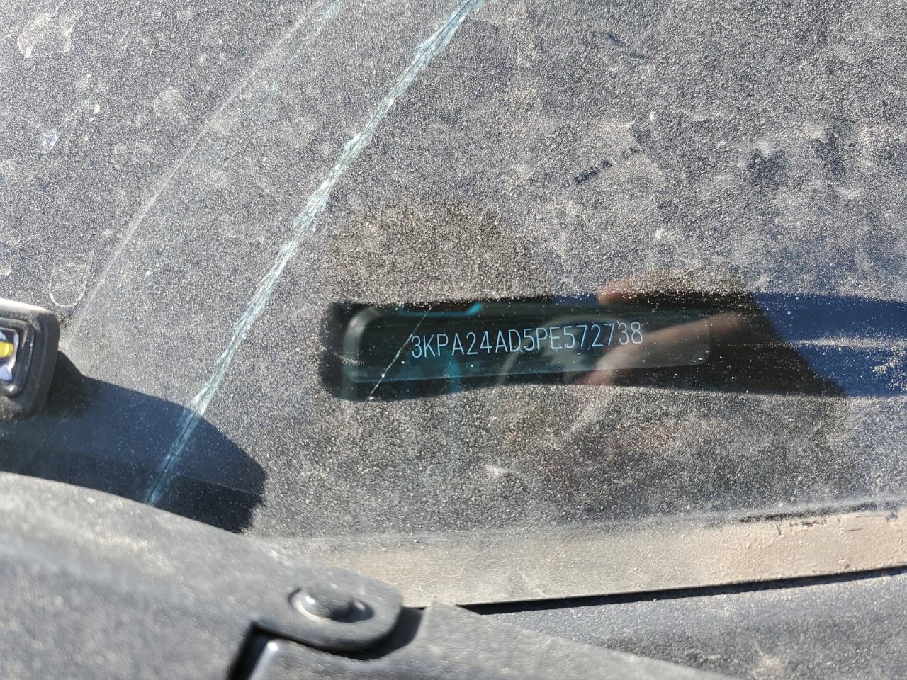 2023 Kia Rio Lx VIN: 3KPA24AD5PE572738 Lot: 92489485