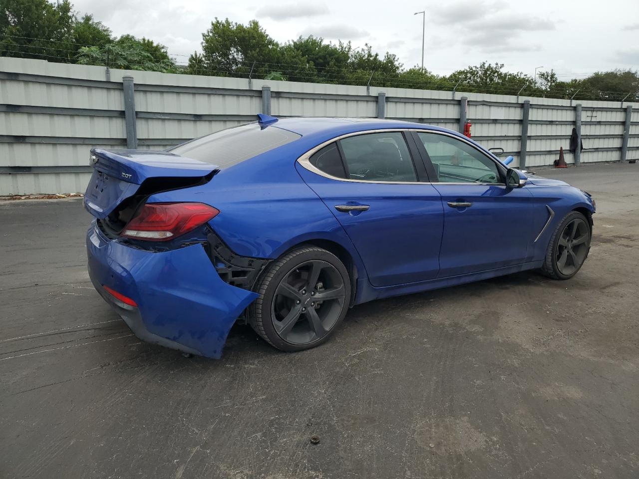 2019 Genesis G70 Prestige blue null gas KMTG44LA9KU031310 photo #4