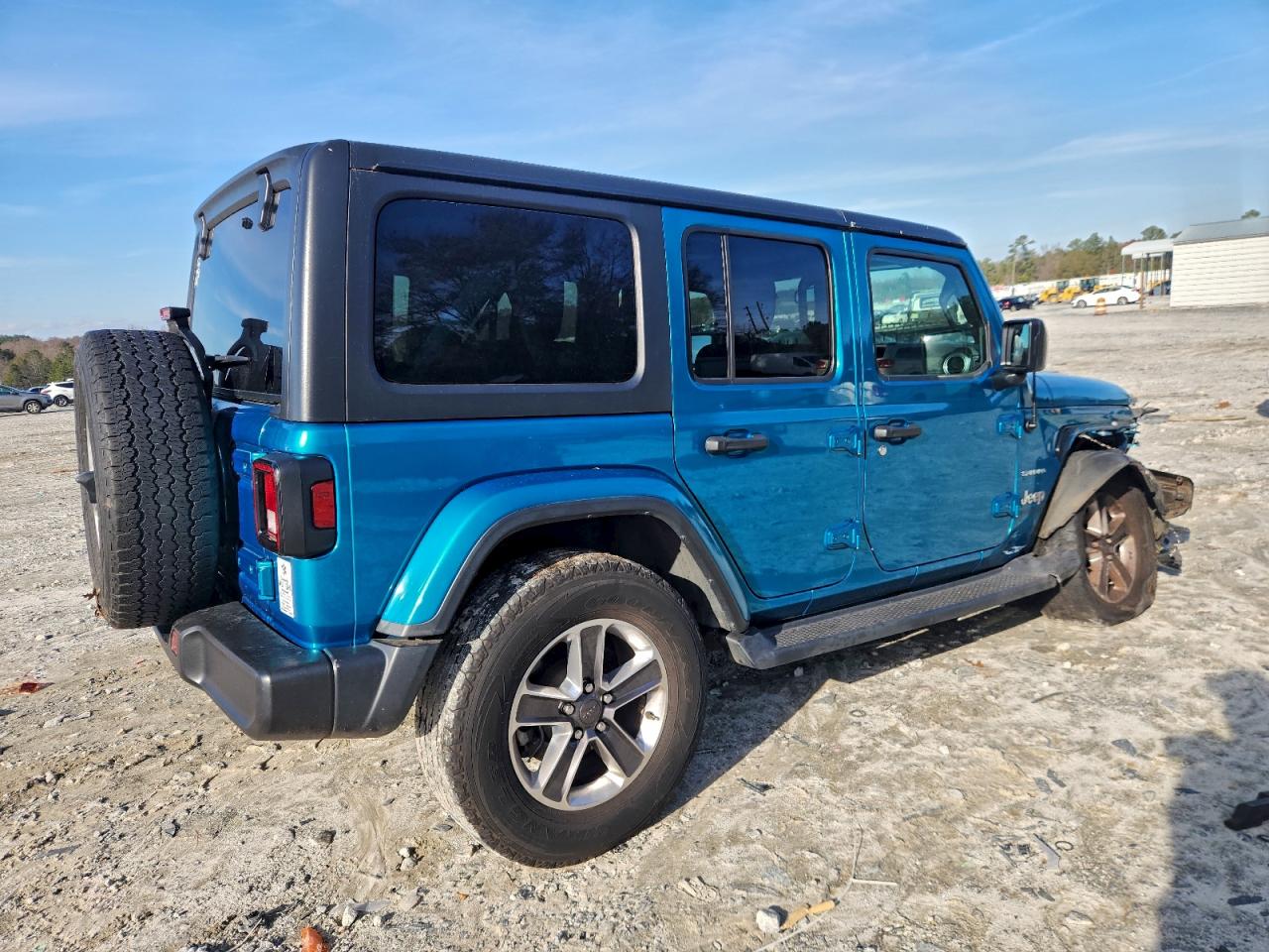 2020 Jeep Wrangler Unlimited Sahara VIN: 1C4HJXENXLW127837 Lot: 94313465