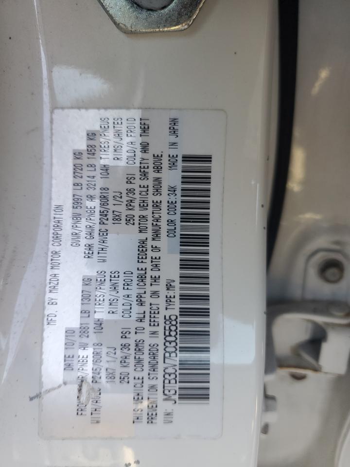 2011 Mazda Cx-9 VIN: JM3TB3CV7B0305585 Lot: 92454465