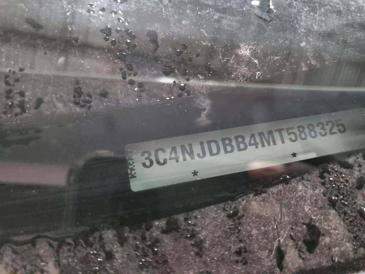 2021 Jeep Compass Latitude VIN: 3C4NJDBB4MT588325 Lot: 93875015