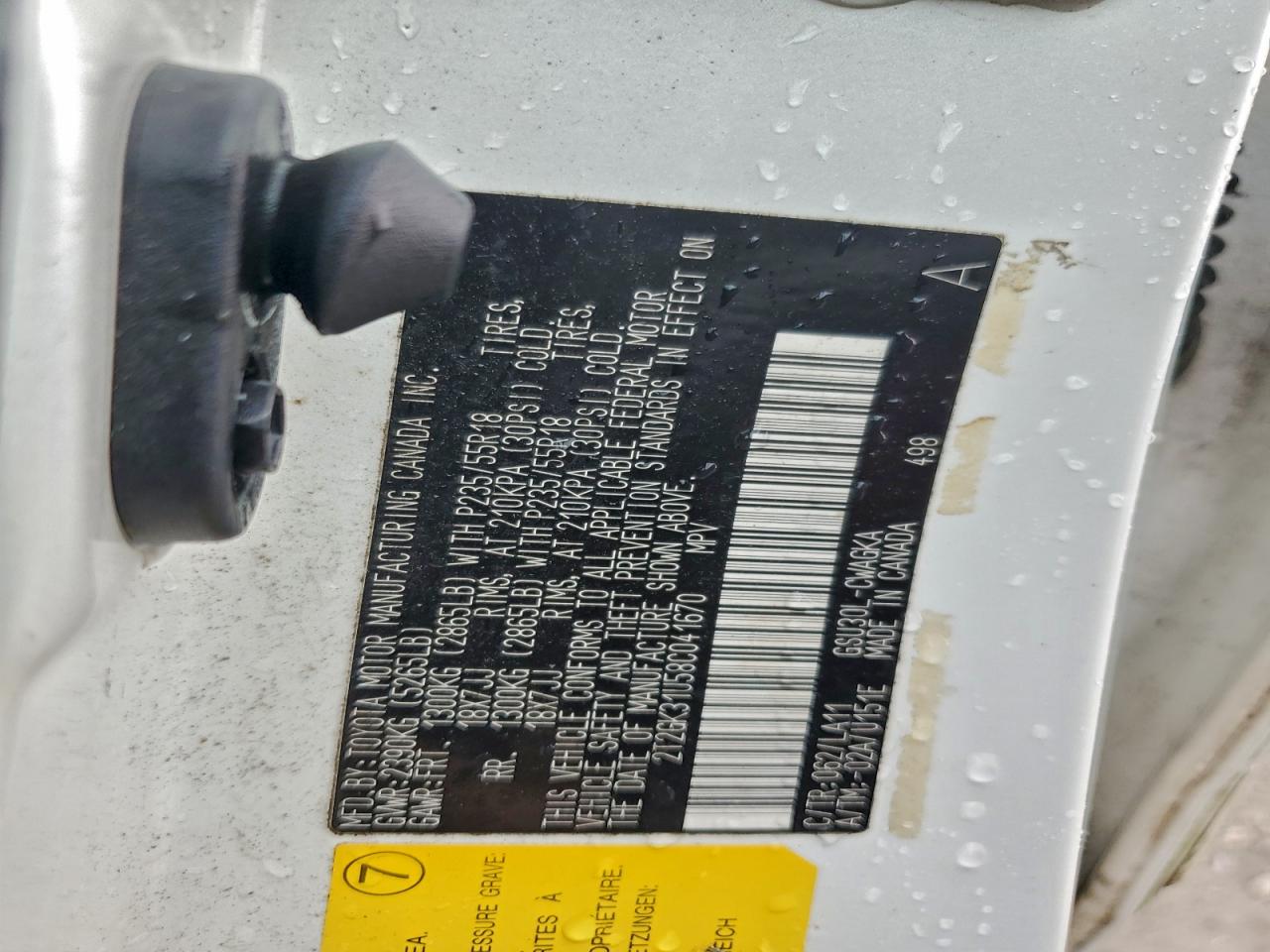 2008 Lexus Rx 350 VIN: 2T2GK31U58C041670 Lot: 93533415