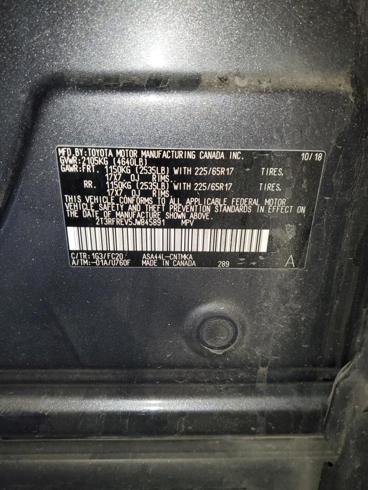 2018 Toyota Rav4 Adventure VIN: 2T3RFREV5JW845891 Lot: 91190245