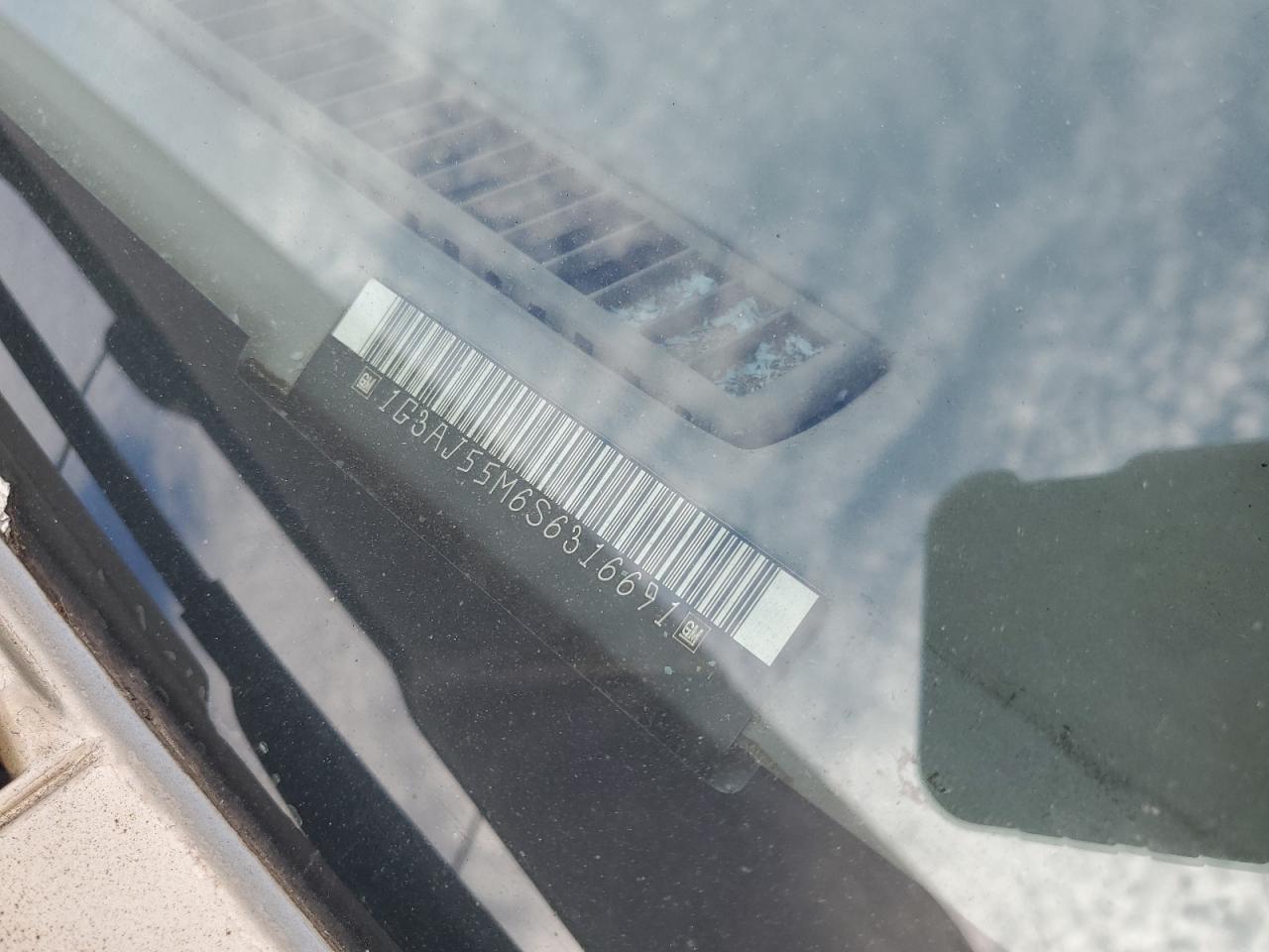 1995 Oldsmobile Ciera Sl VIN: 1G3AJ55M6S6316691 Lot: 91374455