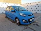 2013 KIA PICANTO 1.25 2 5DR AUTO for sale at Copart WOLVERHAMPTON