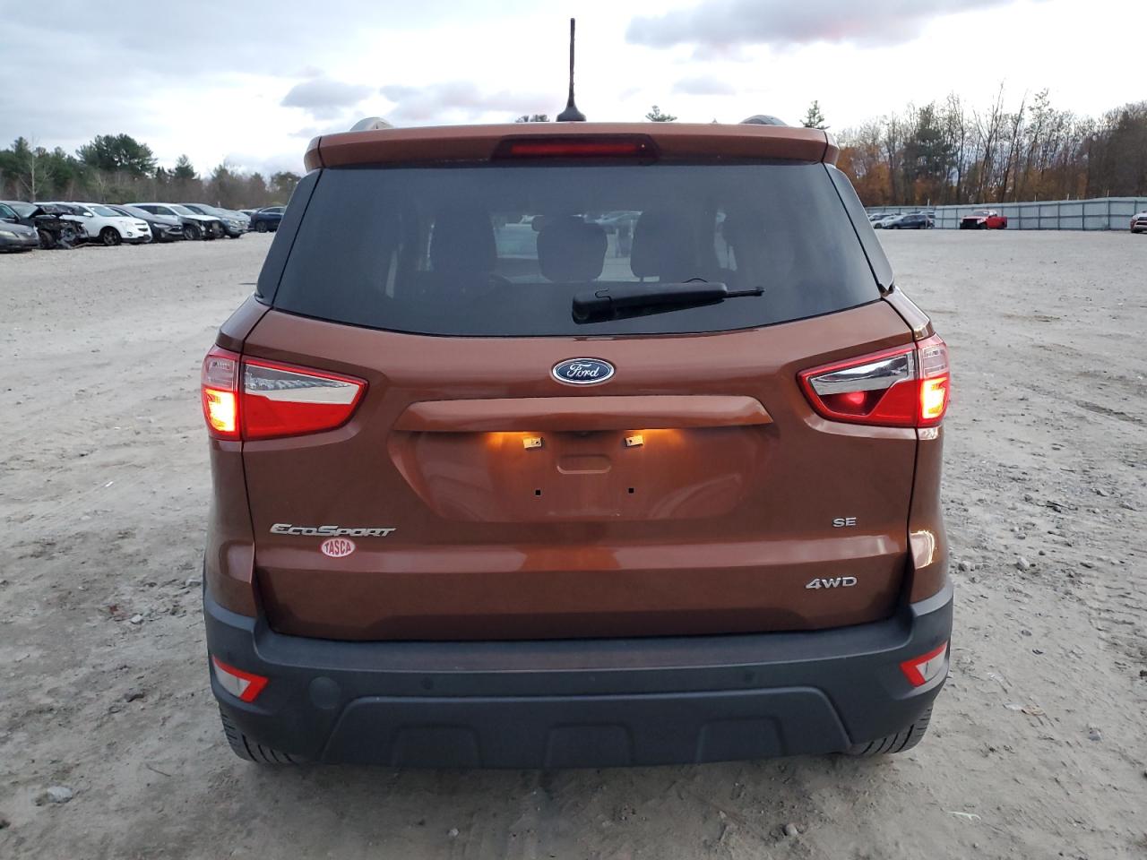2019 Ford Ecosport Se VIN: MAJ6S3GL5KC270967 Lot: 92063945