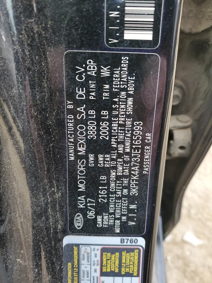 2018 Kia Forte Lx VIN: 3KPFK4A73JE165993 Lot: 93389935