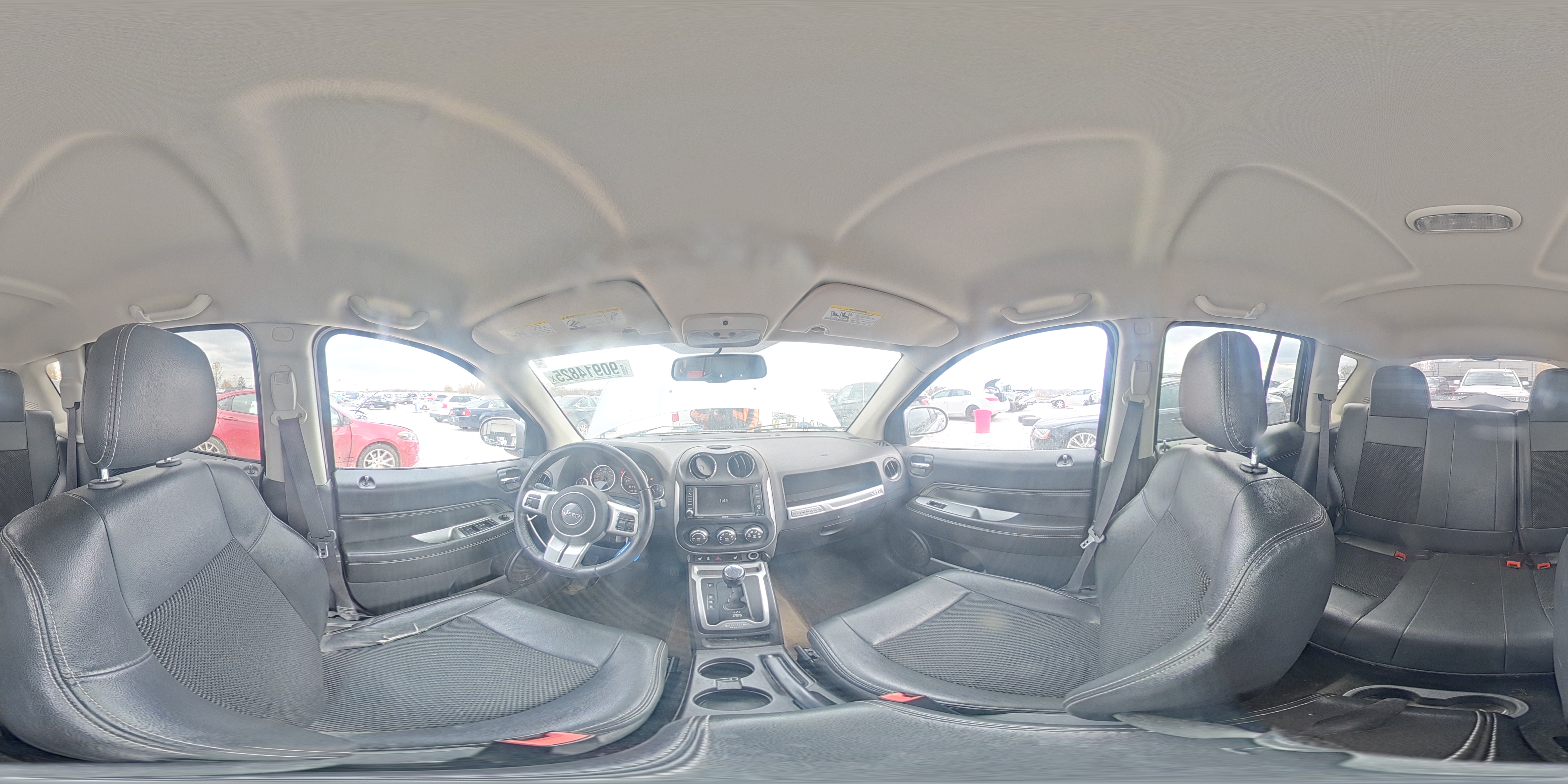 2017 Jeep Compass Latitude VIN: 1C4NJCEB2HD206570 Lot: 90914825