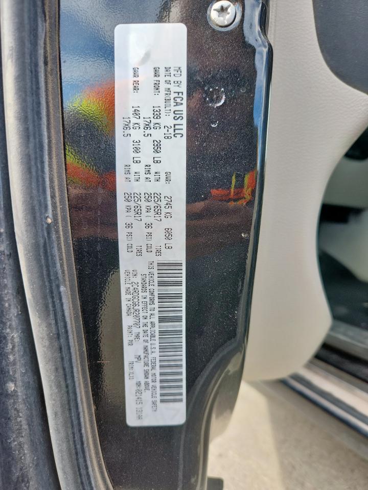 2018 Dodge Grand Caravan Sxt VIN: 2C4RDGCG6JR207707 Lot: 85431855