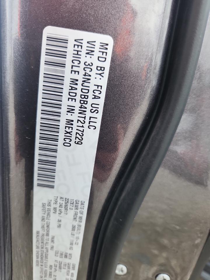 2022 Jeep Compass Latitude VIN: 3C4NJDBB4NT217229 Lot: 91881245