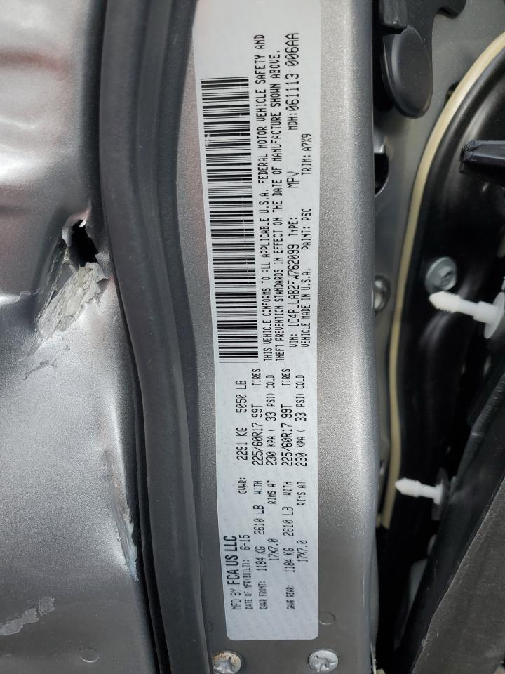 2015 Jeep Cherokee Sport VIN: 1C4PJLAB2FW762099 Lot: 91863455