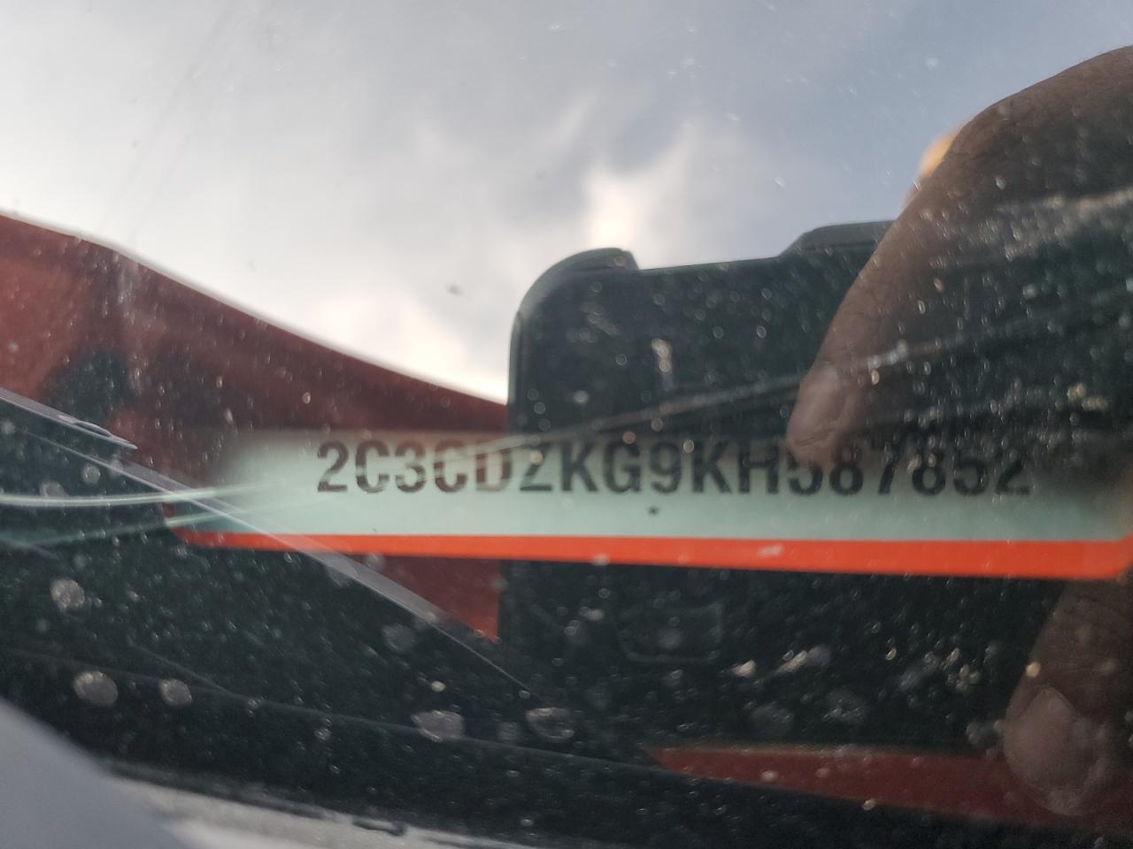 2019 Dodge Challenger Gt VIN: 2C3CDZKG9KH587852 Lot: 93811665