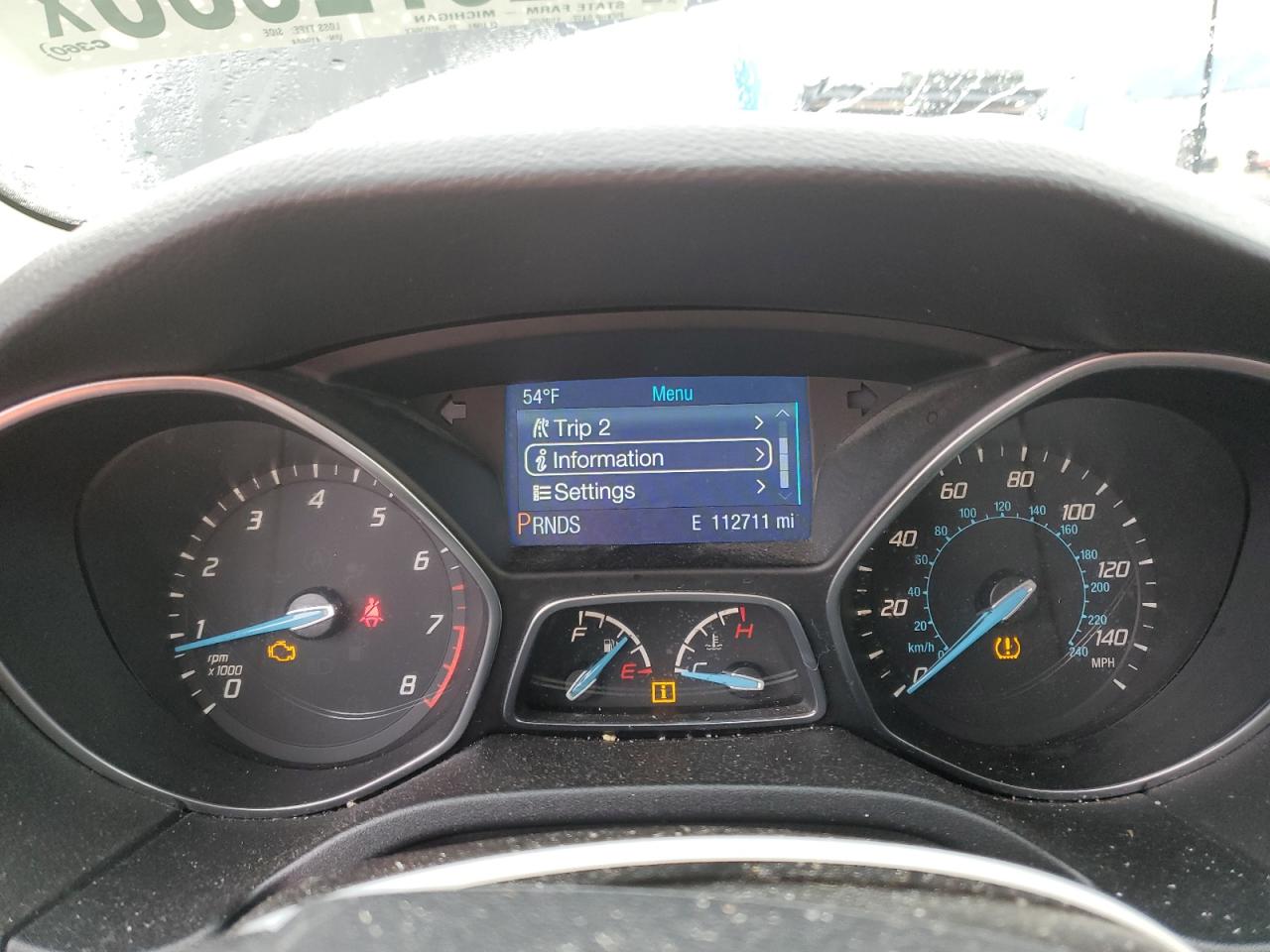 2014 Ford Focus Se VIN: 1FADP3F26EL419084 Lot: 92072635