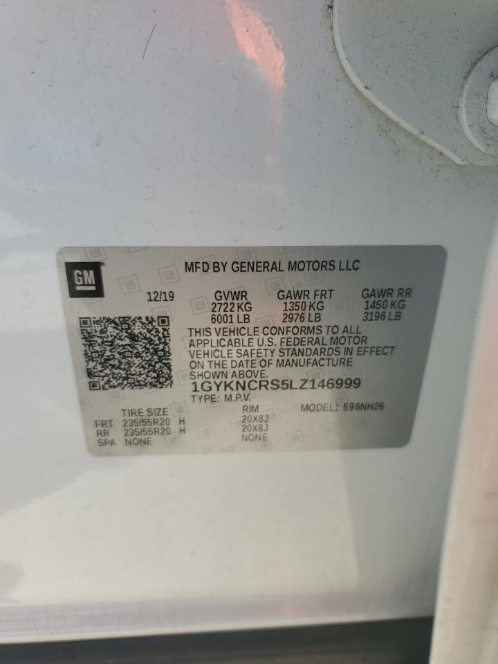 2020 Cadillac Xt5 Premium Luxury VIN: 1GYKNCRS5LZ146999 Lot: 91240625