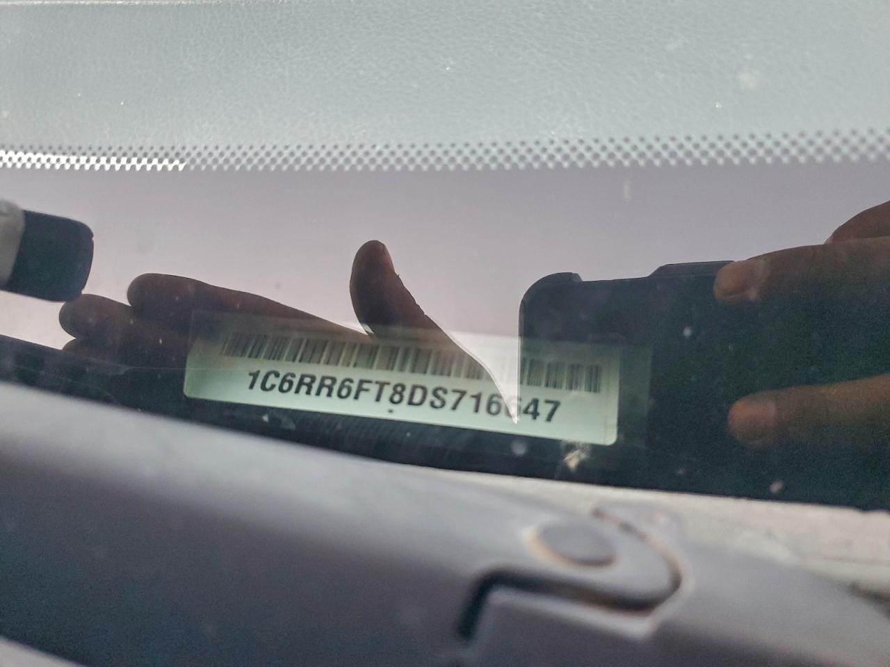 2013 Ram 1500 St VIN: 1C6RR6FT8DS716647 Lot: 93086345