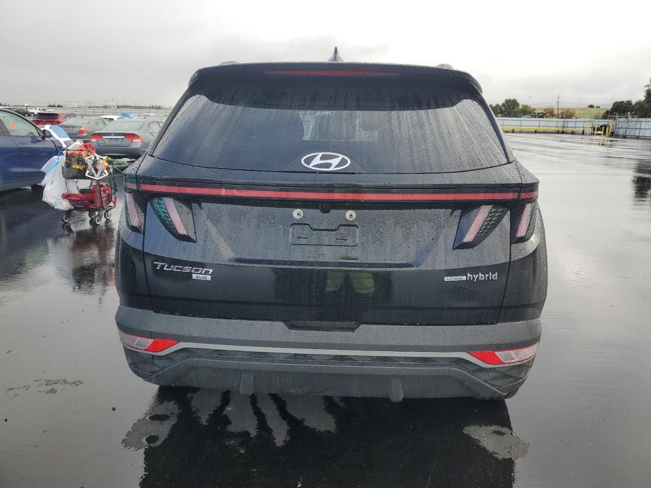 2022 Hyundai Tucson Blue VIN: KM8JBCA14NU078963 Lot: 92026555