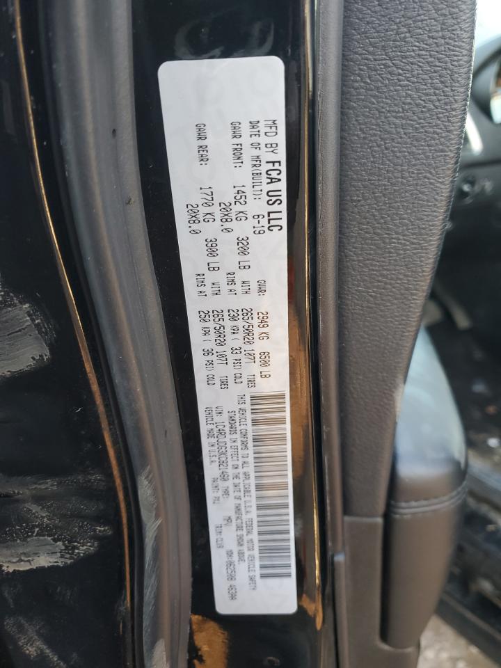 2019 Dodge Durango Gt VIN: 1C4RDJDG3KC821460 Lot: 93612885