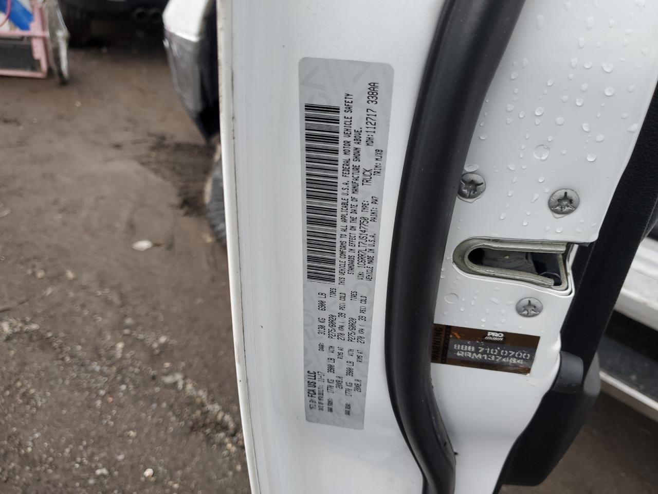 2018 Ram 1500 Slt VIN: 1C6RR7LT7JS147750 Lot: 93386995