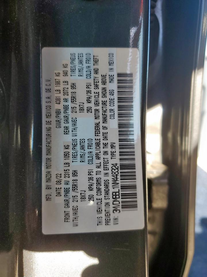 2022 Mazda Cx-30 Select VIN: 3MVDMBBL1NM448324 Lot: 91350155