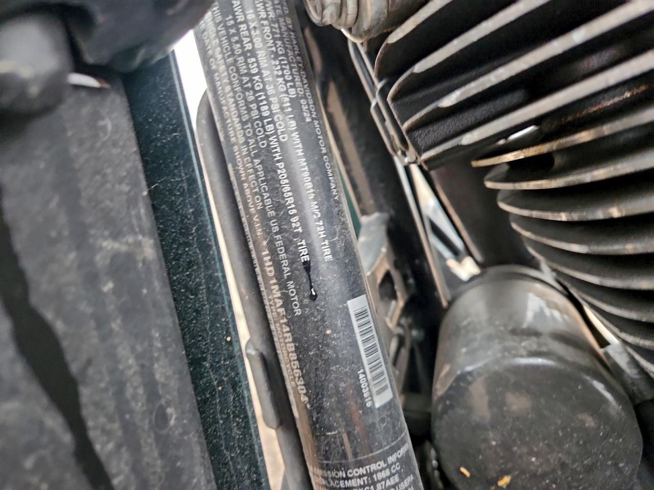 2024 Harley-Davidson Flhtcutg VIN: 1HD1MAF14RB856304 Lot: 93631565