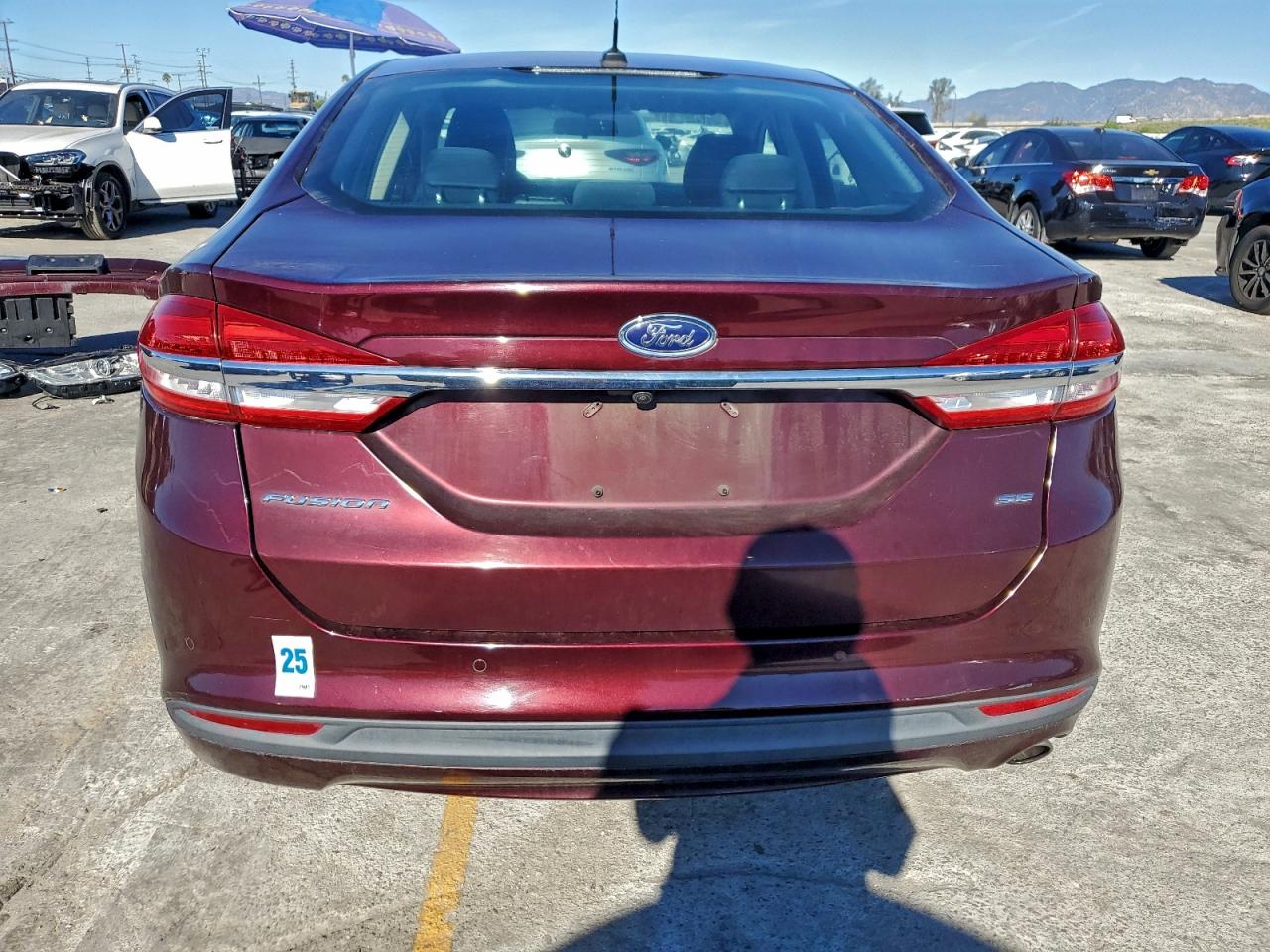 2017 Ford Fusion Se VIN: 3FA6P0H76HR275719 Lot: 93200255