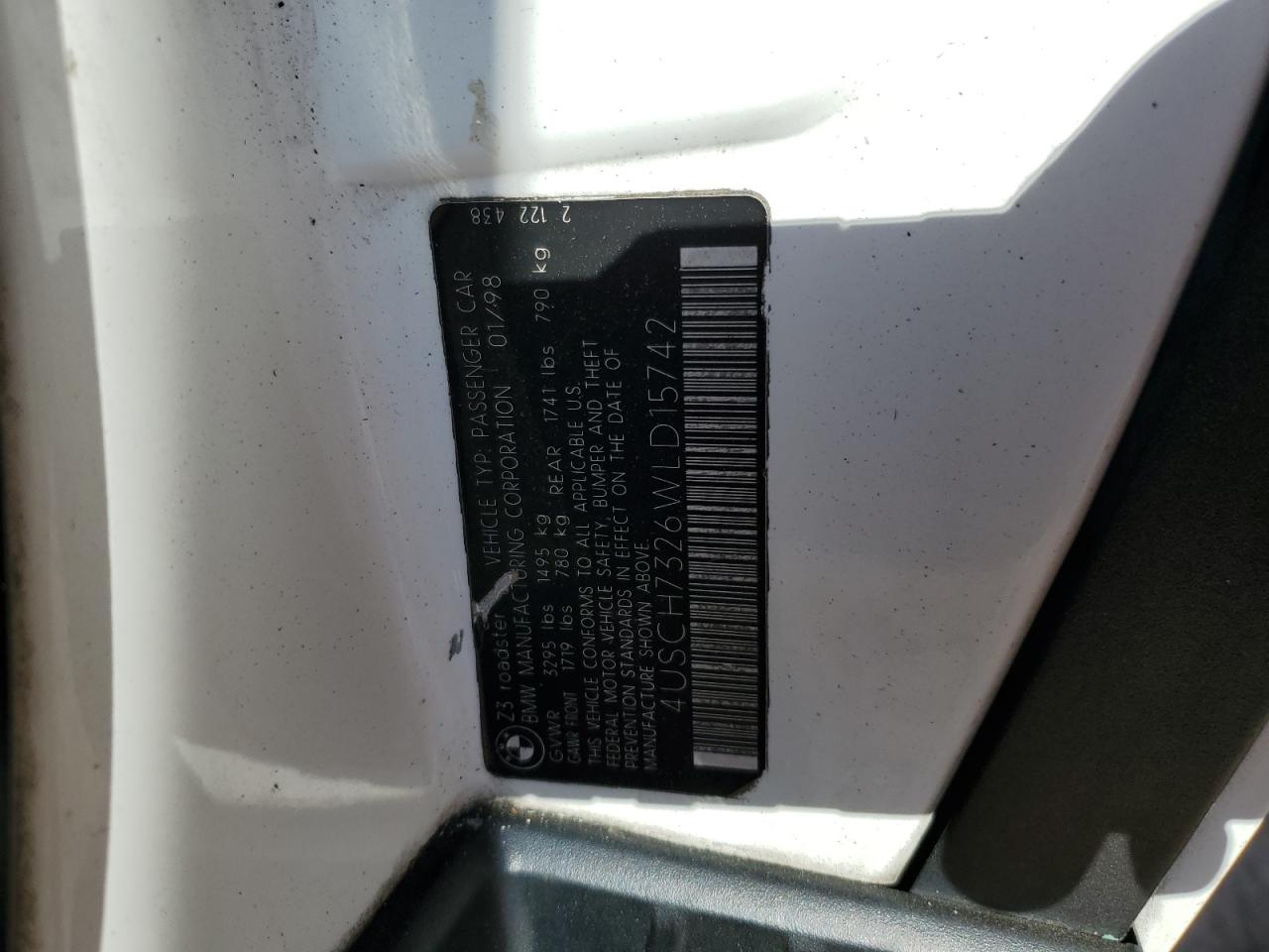 Фото: 4USCH7326WLD15742