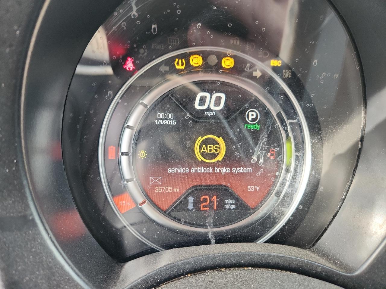 2017 Fiat 500 Electric VIN: 3C3CFFGE5HT545968 Lot: 93664165