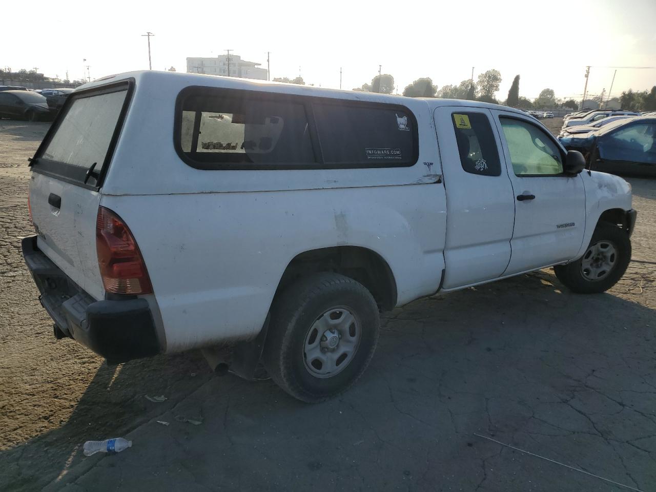 2015 Toyota Tacoma Access Cab white pickup gas 5TFTX4CN2FX048588 photo #4