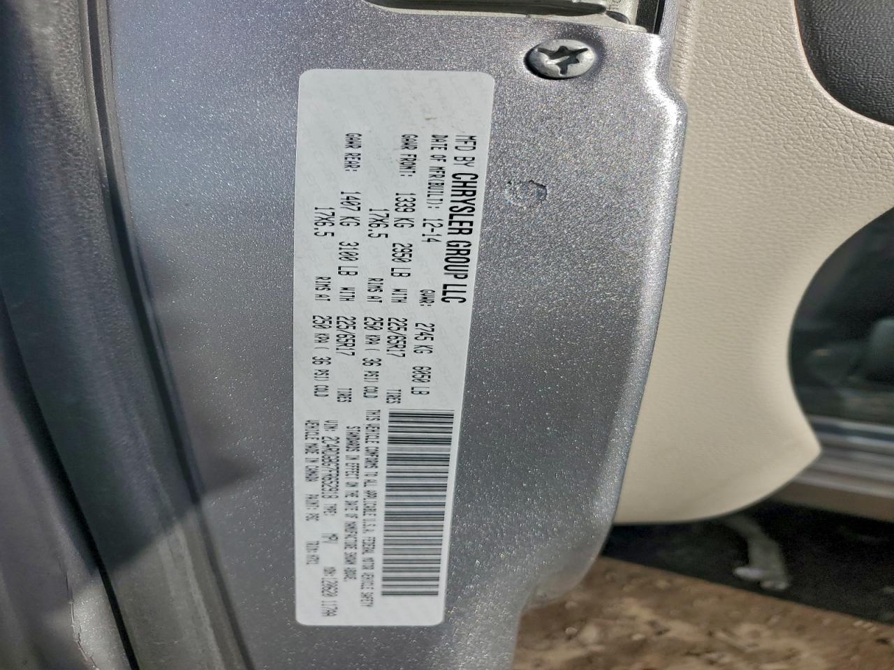 2015 Dodge Grand Caravan Se VIN: 2C4RDGBG7FR652918 Lot: 94245985