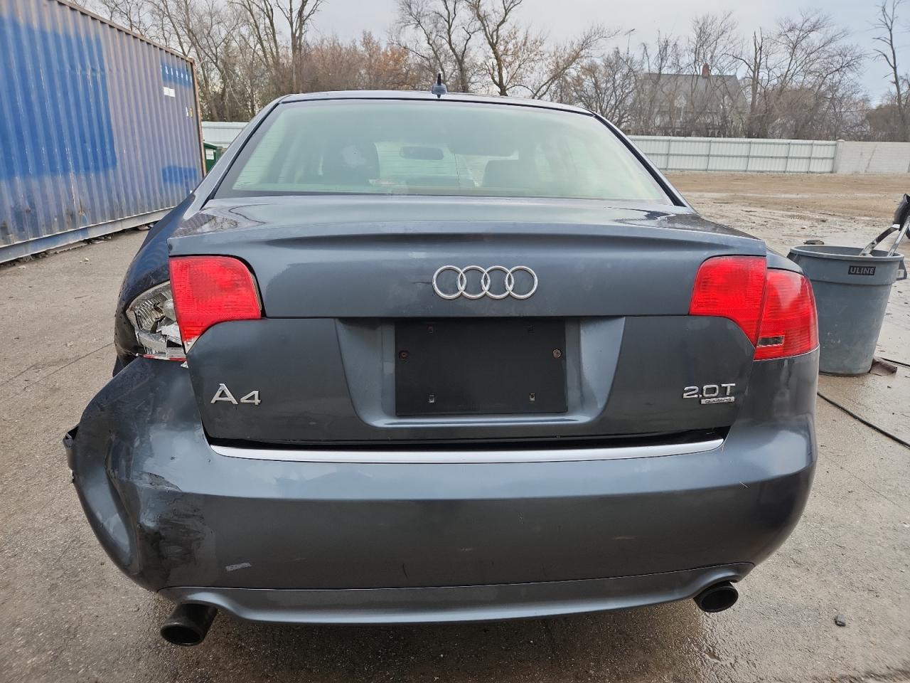 2007 Audi A4 S-Line 2.0T Quattro Turbo VIN: WAUEF78E77A112177 Lot: 92210045