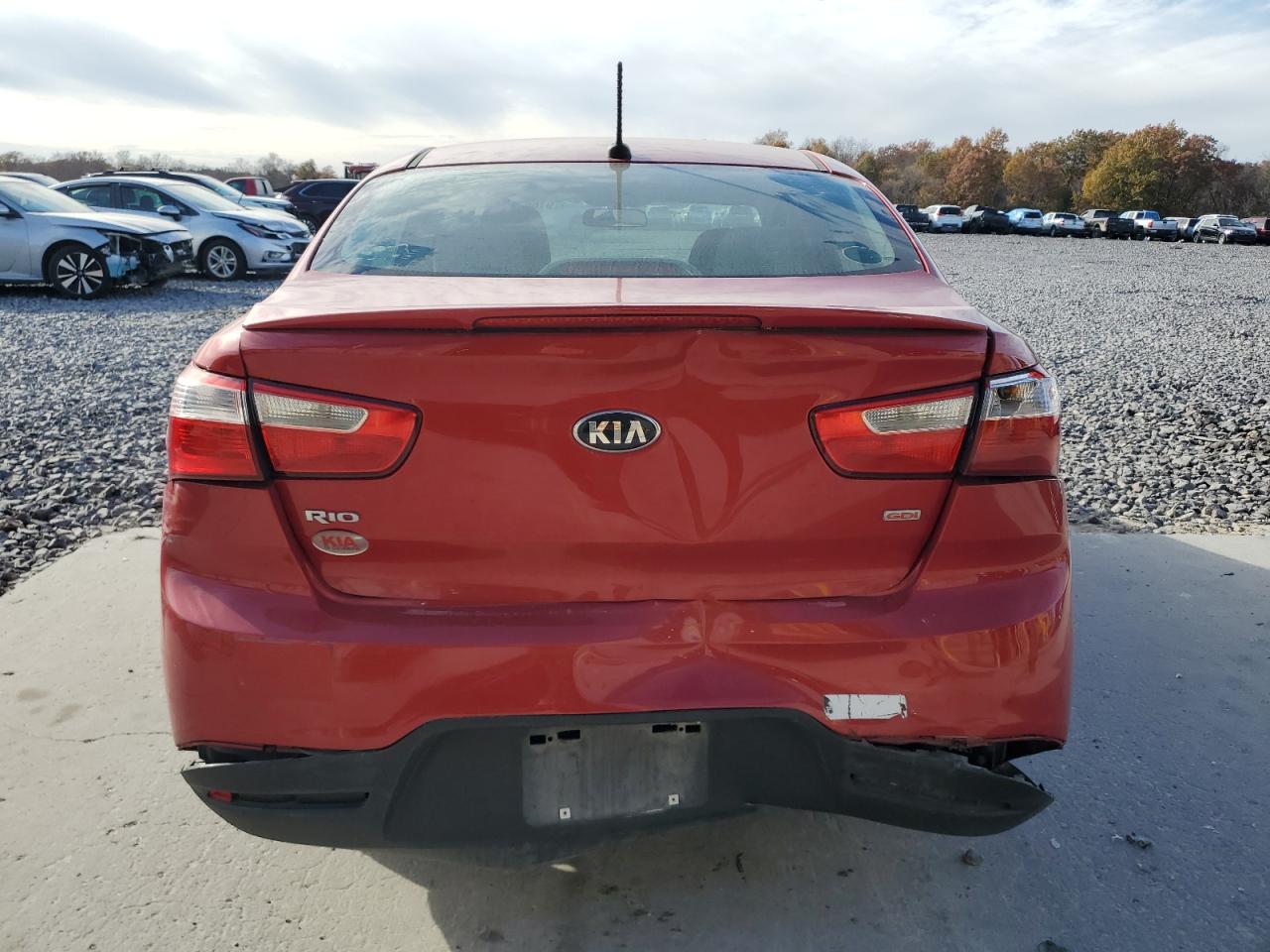 2014 Kia Rio Lx VIN: KNADM4A38E6393589 Lot: 91661295