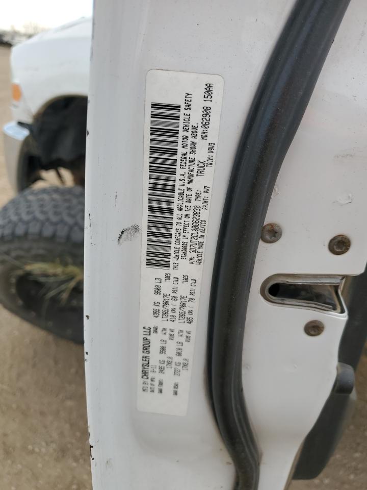 2011 Dodge Ram 2500 VIN: 3D7UT2CL0BG623830 Lot: 91275705