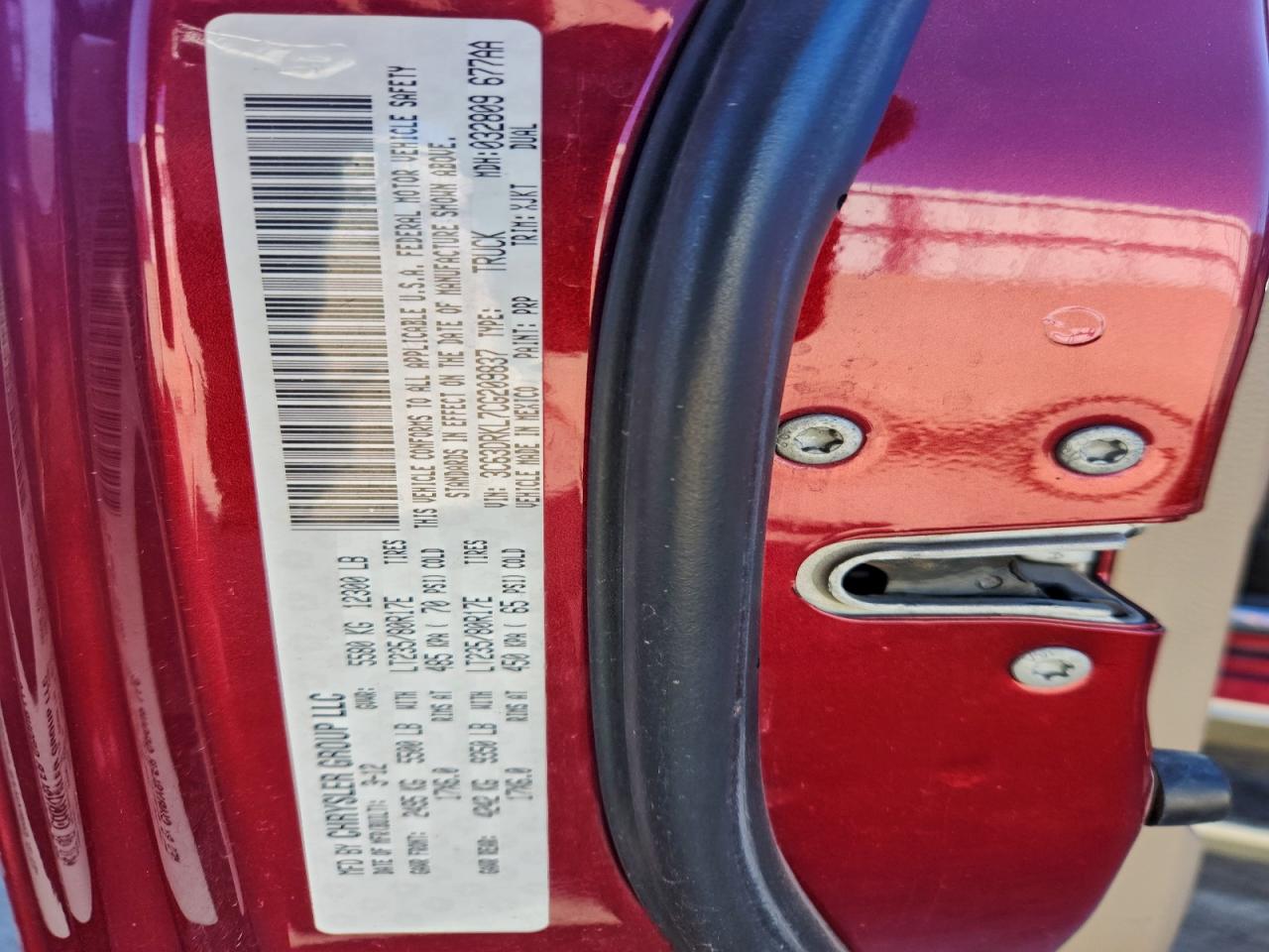 2012 Dodge Ram 3500 Longhorn VIN: 3C63DRKL7CG209837 Lot: 93462455