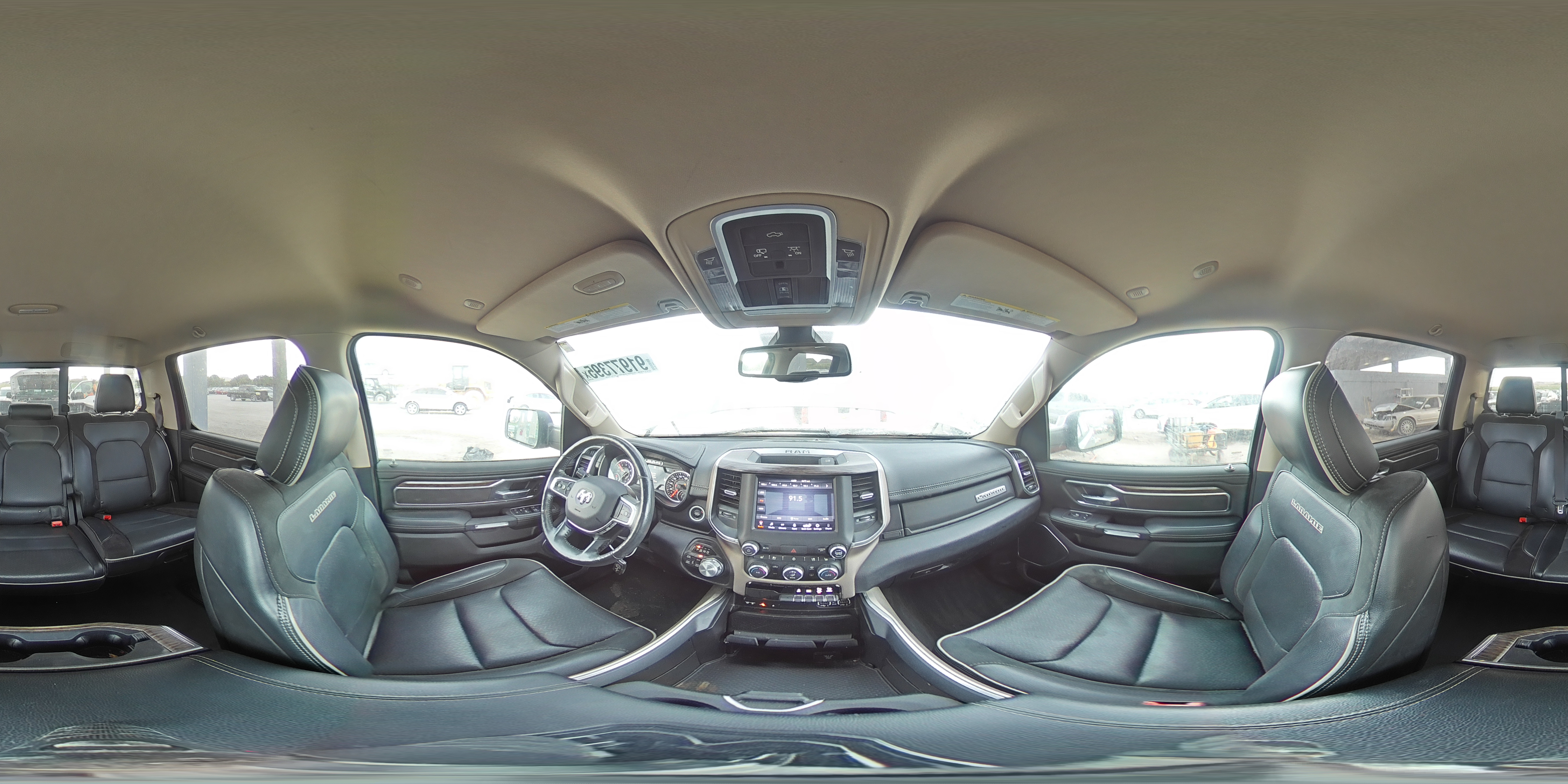 2019 Ram 1500 Laramie VIN: 1C6SRFRT4KN863573 Lot: 91977395