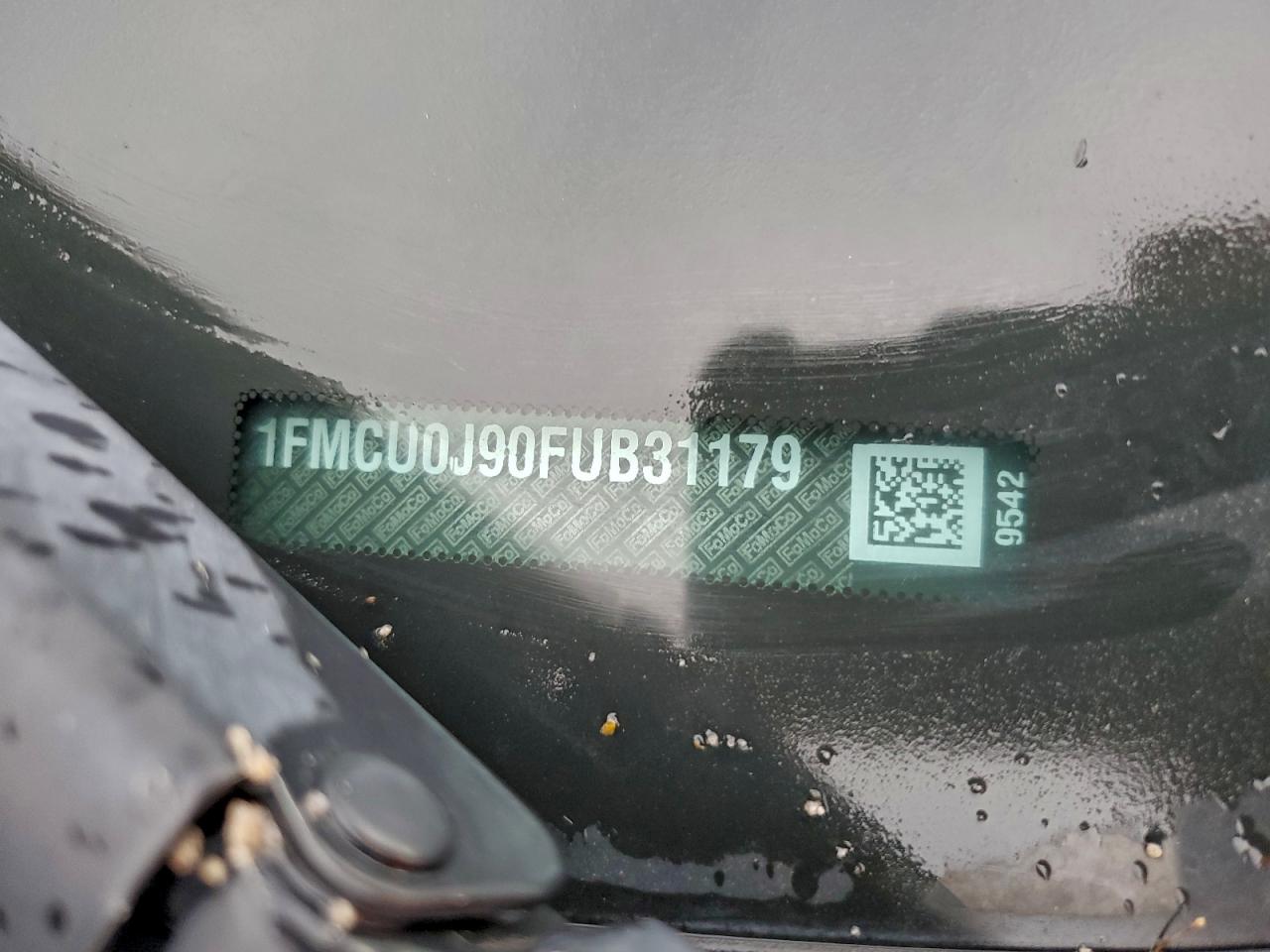 2015 Ford Escape Titanium VIN: 1FMCU0J90FUB31179 Lot: 93971925