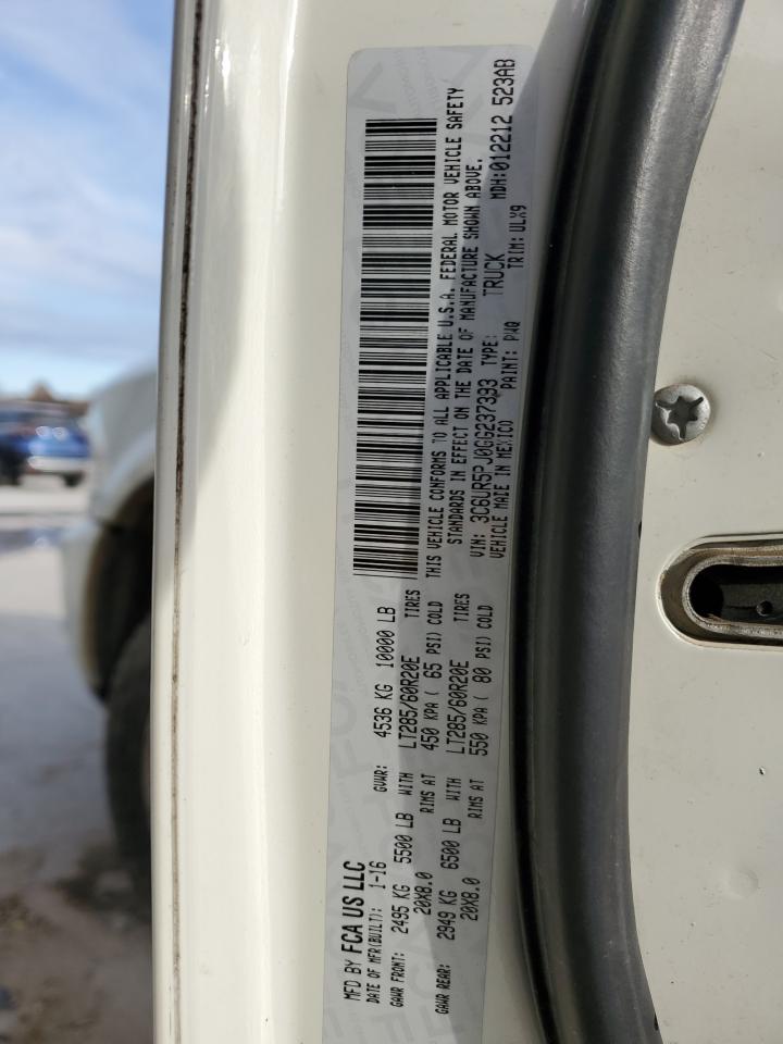 2016 Ram 2500 Longhorn VIN: 3C6UR5PJ0GG237393 Lot: 92454705