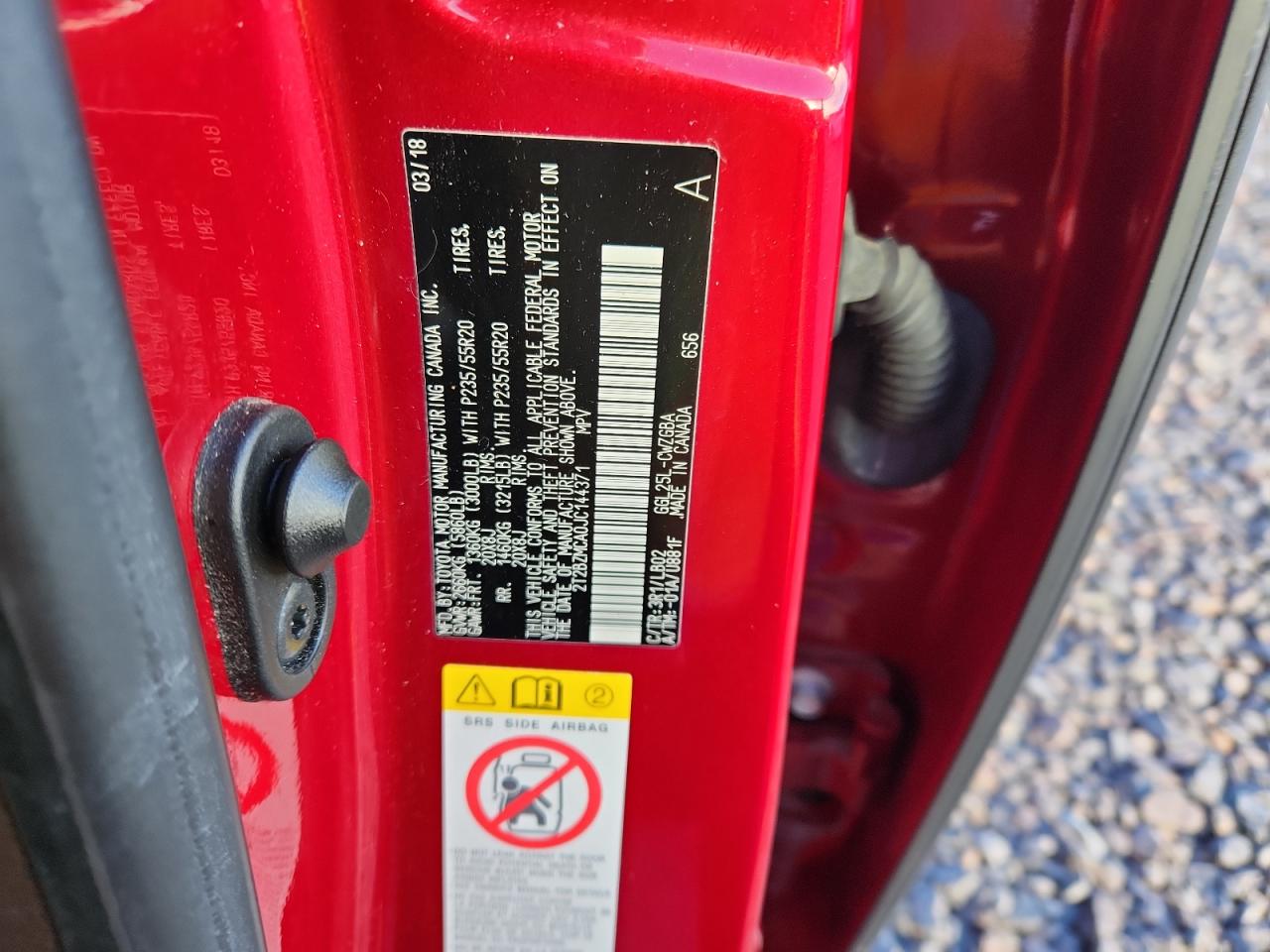 2018 Lexus Rx 350 Base VIN: 2T2BZMCA0JC144371 Lot: 92243045