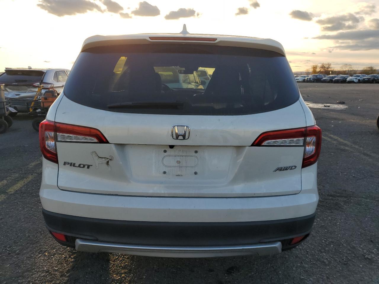 2022 Honda Pilot Exl VIN: 5FNYF6H55NB019916 Lot: 91782895