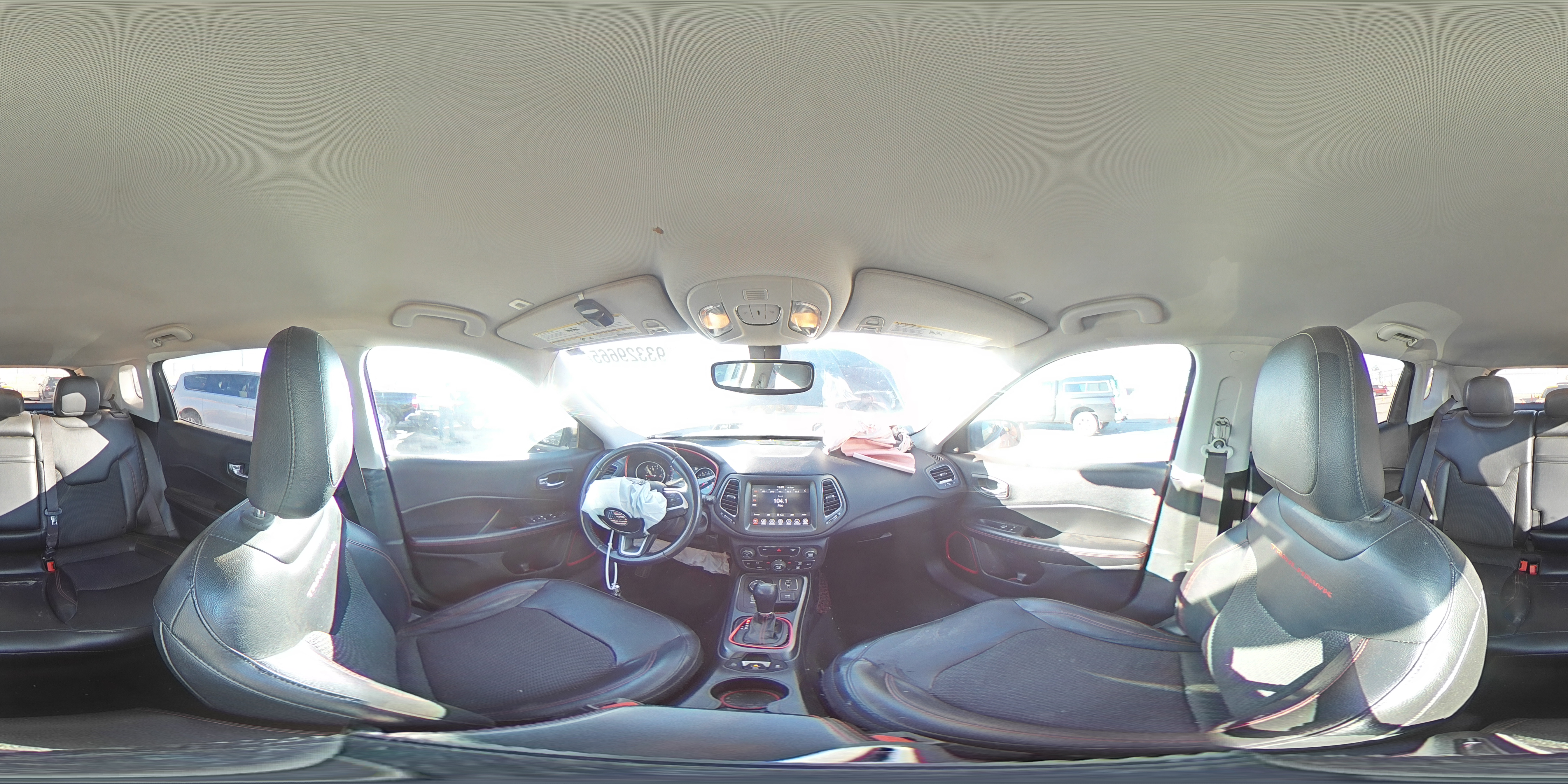 2019 Jeep Compass Trailhawk VIN: 3C4NJDDBXKT721504 Lot: 93329665