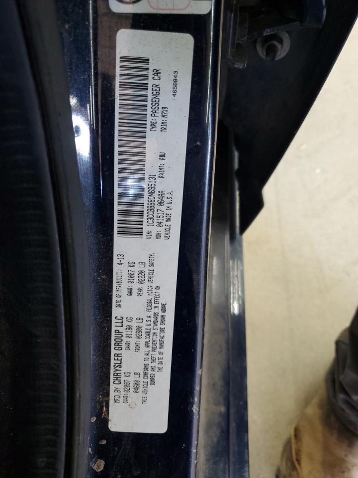 2013 Chrysler 200 Touring VIN: 1C3CCBBB8DN695131 Lot: 92063505