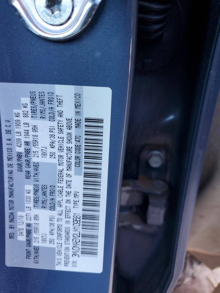 2020 Mazda Cx-30 Premium VIN: 3MVDMAEM2LM109681 Lot: 90848645