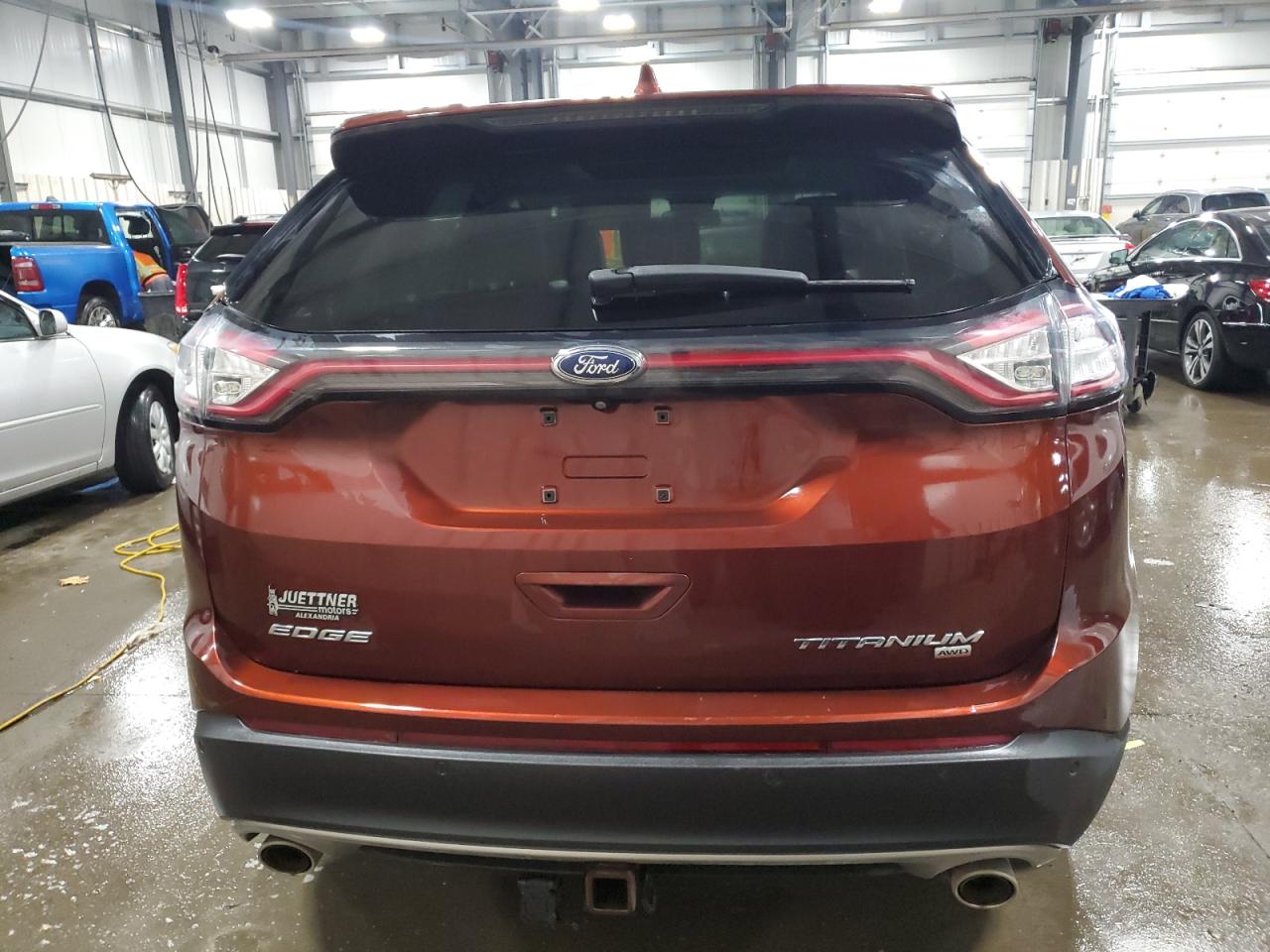 2015 Ford Edge Titanium VIN: 2FMTK4K86FBB03654 Lot: 91892365