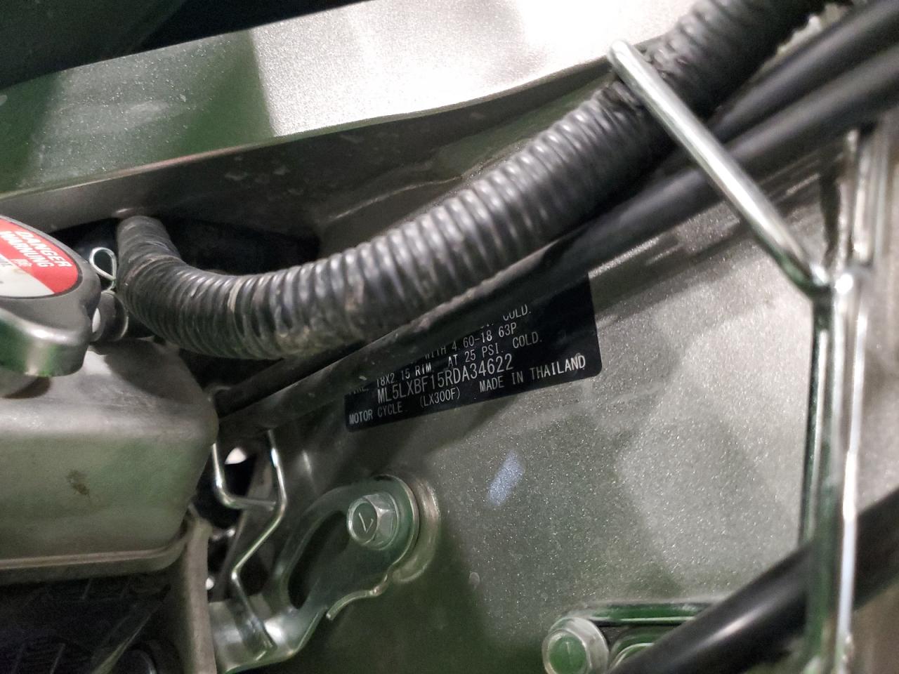 2024 Kawasaki Klx300 F VIN: ML5LXBF15RDA34622 Lot: 90933965