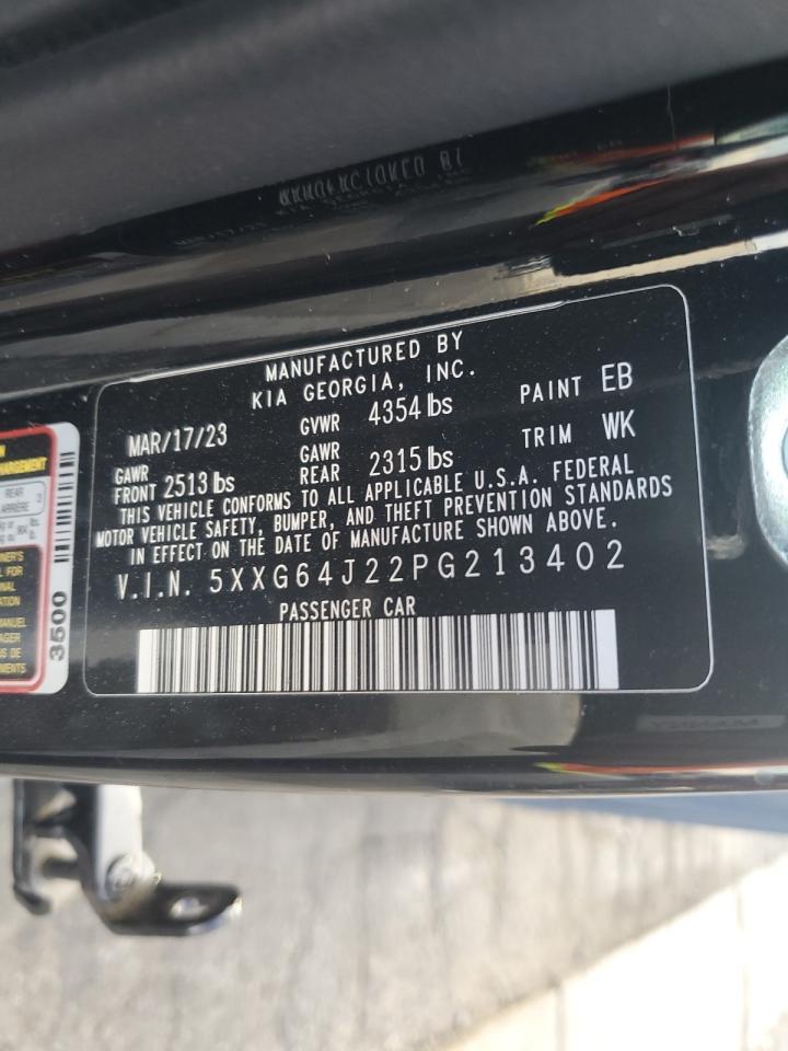 2023 Kia K5 Gt Line VIN: 5XXG64J22PG213402 Lot: 92108865