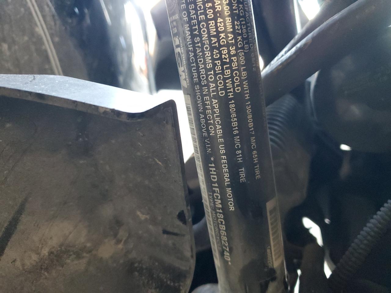 2012 Harley-Davidson Flhtcu Ultra Classic Electra Glide VIN: 1HD1FCM18CB682740 Lot: 91043685