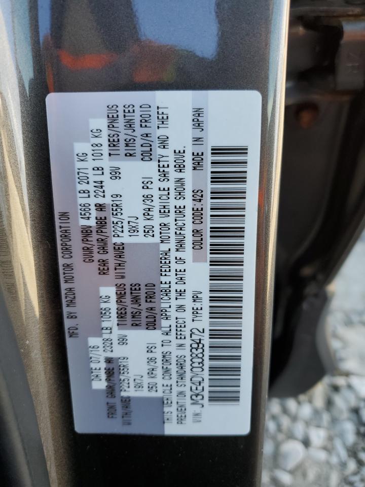 2016 Mazda Cx-5 Gt VIN: JM3KE4DY0G0839472 Lot: 90935215