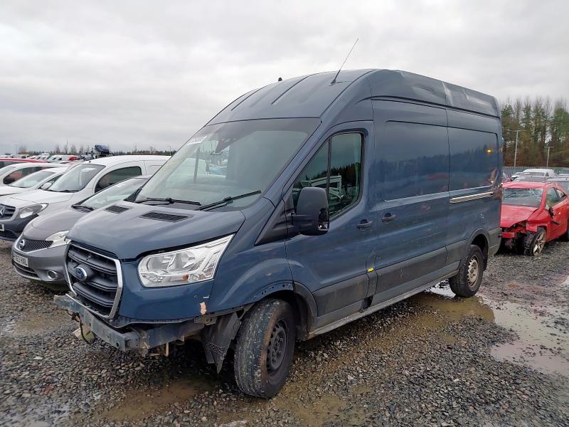 2021 FORD TRANSIT 2.0 ECOBLUE 130PS H3 TREND VAN for sale at Copart EAST KILBRIDE