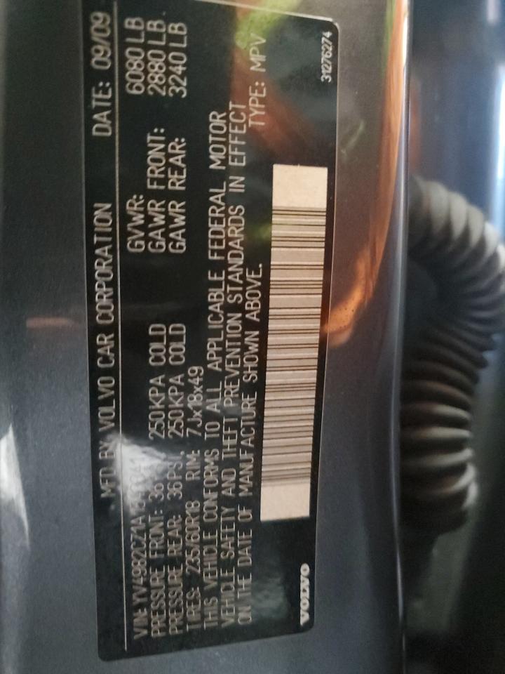 2010 Volvo Xc90 3.2 VIN: YV4982CZ1A1543341 Lot: 91681885