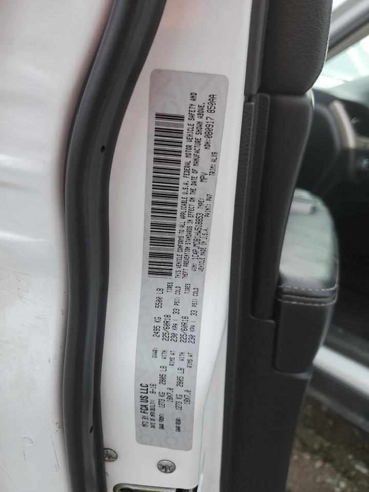 2017 Jeep Cherokee Limited VIN: 1C4PJMDB1HW518853 Lot: 93346435